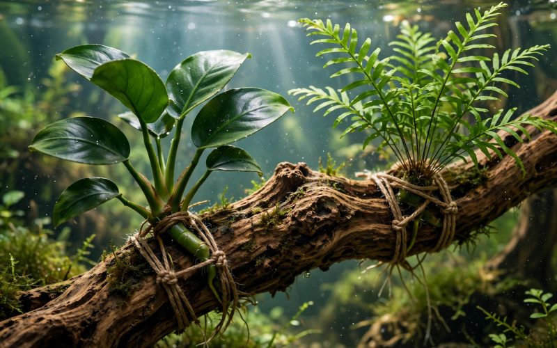 How to Attach Aquarium Plants to Driftwood (3 Methods)
