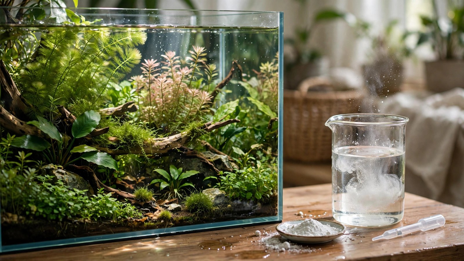 Testing GH of remineralized RO water with a test kit before a water change